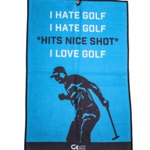 CA Waffle Golf Towels | Hate Golf