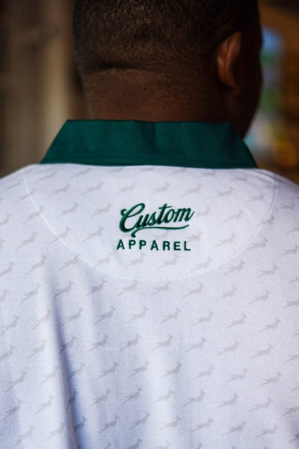 CA Supporters Cotton Golfer L/Sleeve | White Ubunye - Image 6