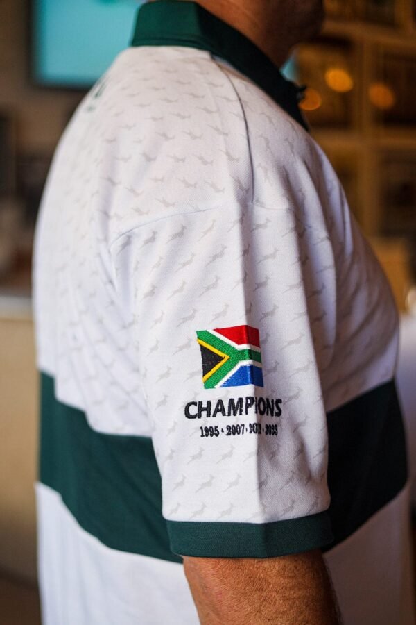 CA Supporters Cotton Golfer | White Ubunye - Image 4