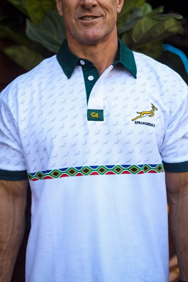 CA Supporters Cotton Golfer | White Amandla - Image 7