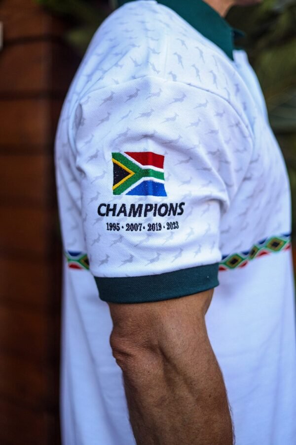 CA Supporters Cotton Golfer | White Amandla - Image 3