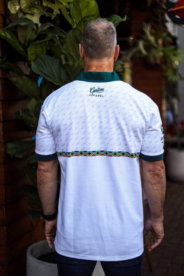 CA Supporters Cotton Golfer | White Amandla - Image 2