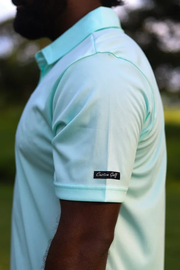 CA Iconic Golf Shirt | Aqua - Image 3