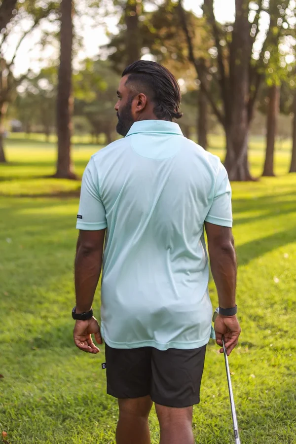 CA Iconic Golf Shirt | Aqua - Image 2
