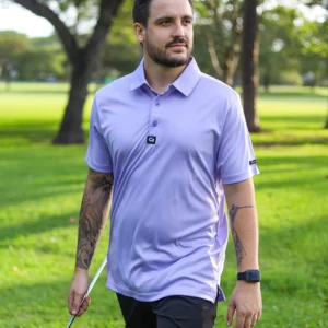 CA Iconic Golf Shirt | Lavender