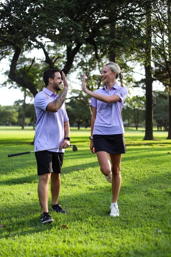 CA Ladies Iconic Golf Shirt | Lavender - Image 2