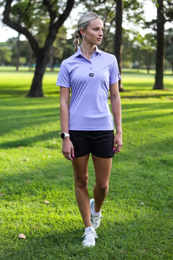 CA Ladies Iconic Golf Shirt | Lavender - Image 5