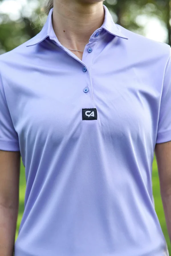CA Ladies Iconic Golf Shirt | Lavender - Image 6