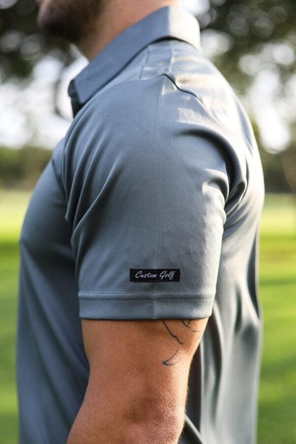 CA Iconic Golf Shirt | Dark Grey - Image 4
