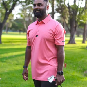 CA Iconic Golf Shirt | Watermelon