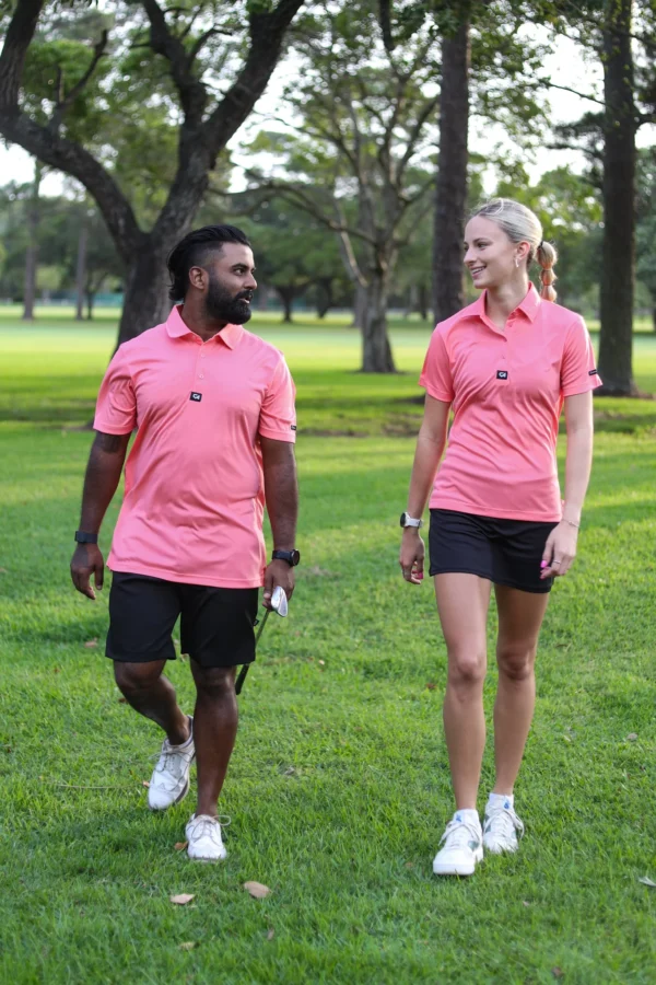 CA Ladies Iconic Golf Shirt | Watermelon - Image 2