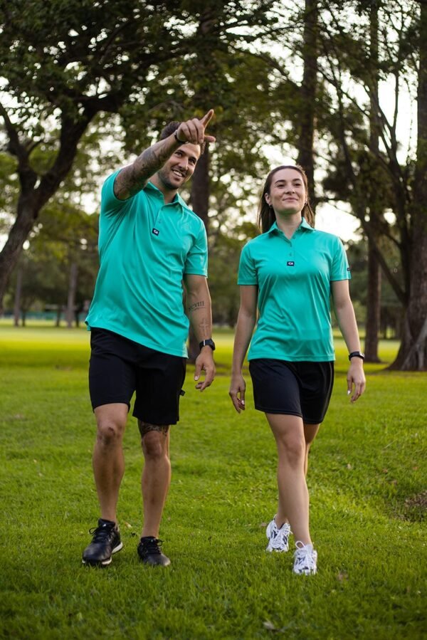 CA Ladies Iconic Golf Shirt | Jade - Image 2