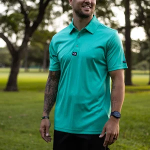 CA Iconic Golf Shirt | Jade