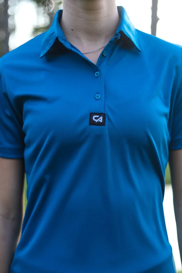 CA Ladies Iconic Golf Shirt | Dark Teal - Image 6
