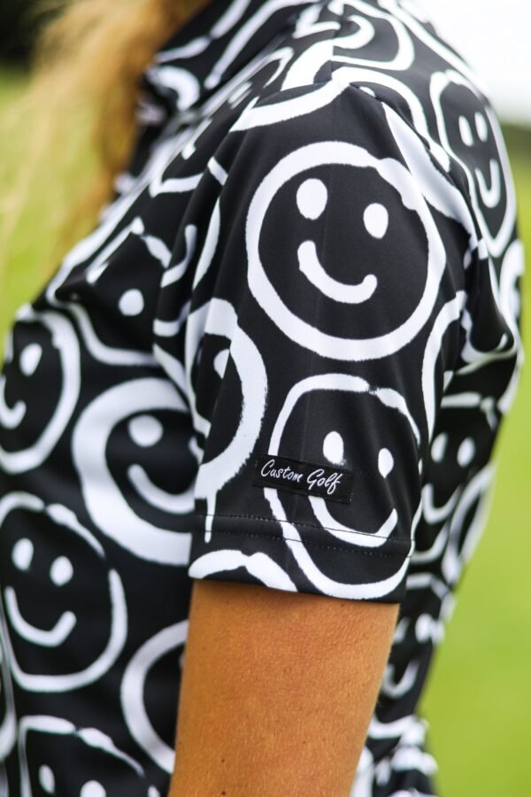CA Ladies Funky Golf Shirt | Smiley - Image 4