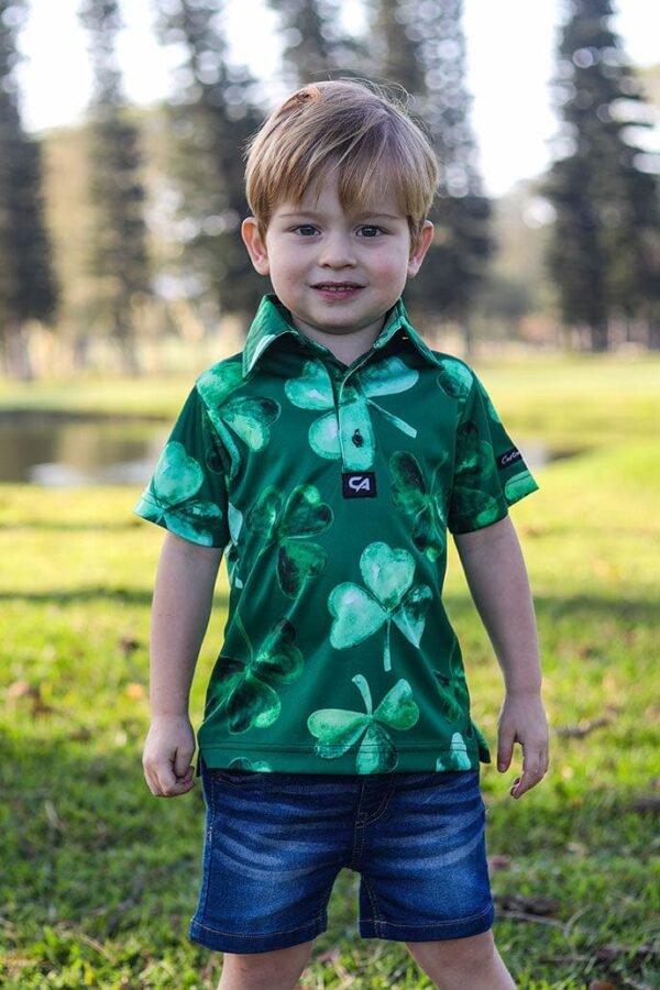 CA JNR Funky Golf Shirt | Lucky Clovers - Image 5