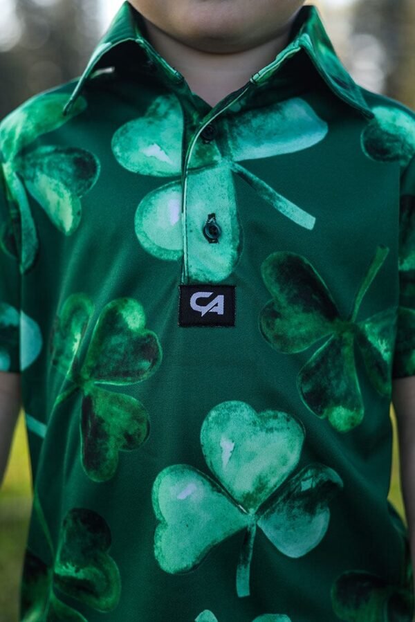 CA JNR Funky Golf Shirt | Lucky Clovers - Image 4