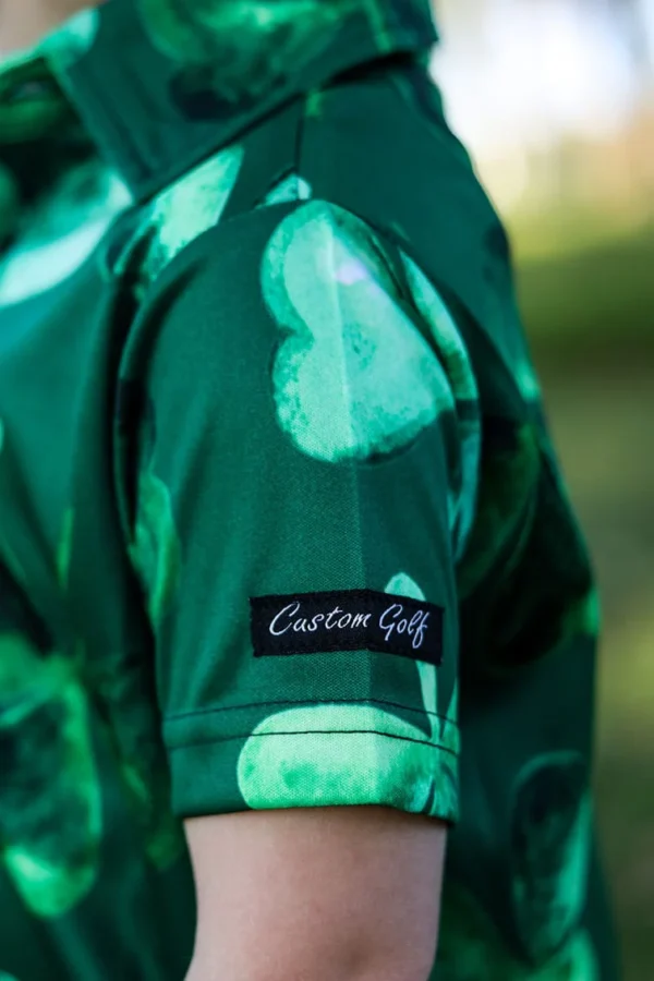 CA JNR Funky Golf Shirt | Lucky Clovers - Image 3