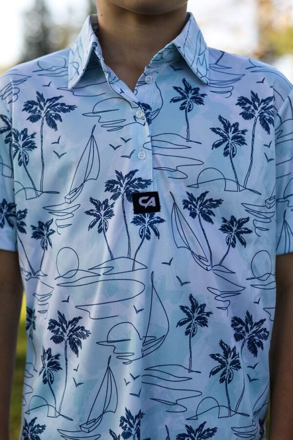 CA JNR Funky Golf Shirt | Island Lines - Image 5