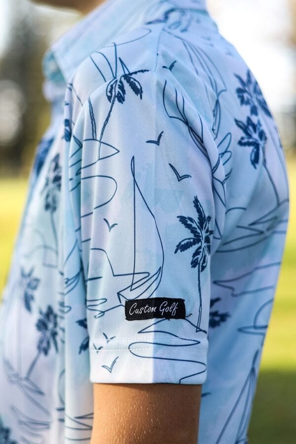 CA JNR Funky Golf Shirt | Island Lines - Image 4