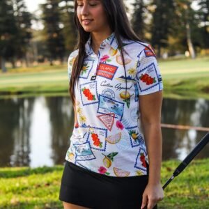 CA Ladies Funky Golf Shirt | Summer Vacation