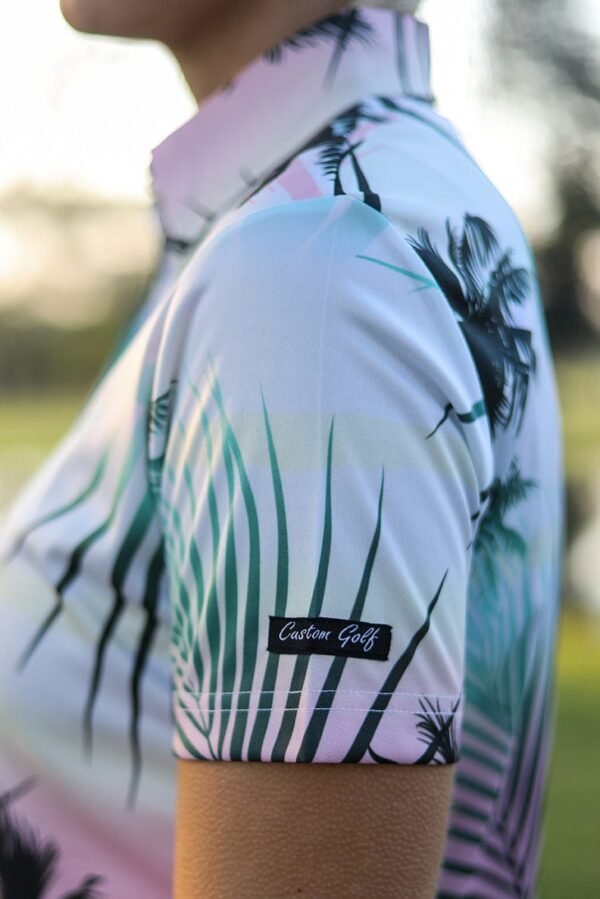 CA Ladies Funky Golf Shirt | Summer Palms - Image 3