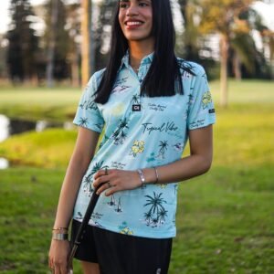 CA Ladies Funky Golf Shirt | Tropical Vibes