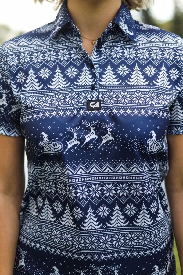 CA Ladies Funky Golf Shirt | Snow Way - Image 6