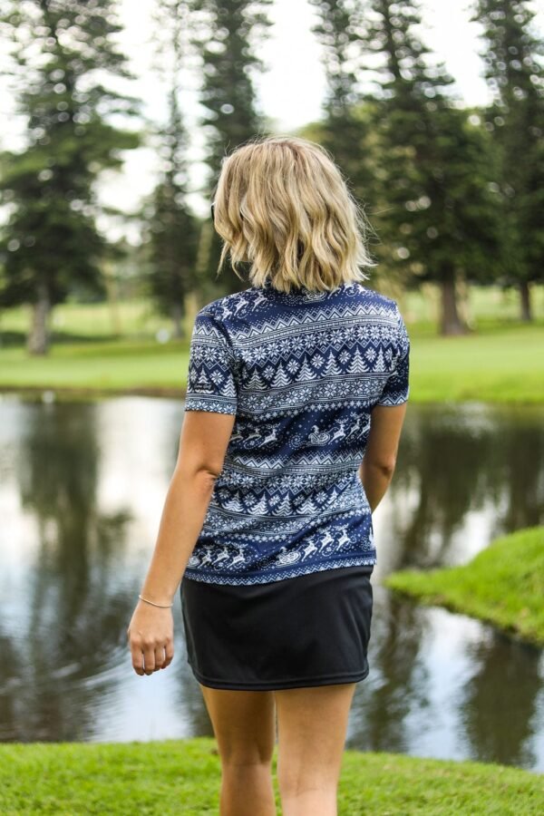 CA Ladies Funky Golf Shirt | Snow Way - Image 3