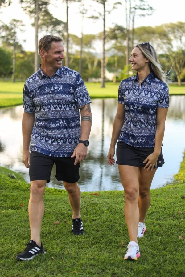 CA Ladies Funky Golf Shirt | Snow Way - Image 2