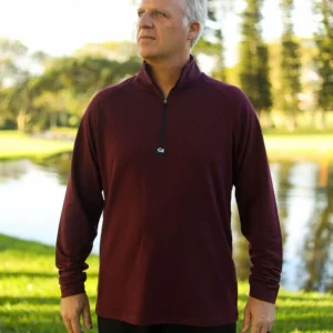 CA Apex Golf Jersey | Burgundy