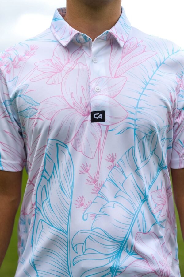 CA Funky Golf Shirt | Autumn Lily - Image 6