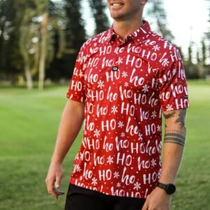 CA Funky Golf Shirt | Frosty Christmas