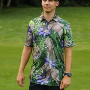 CA Funky Golf Shirt | African Elephants