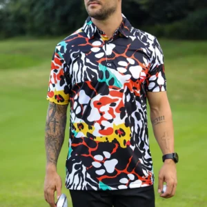 CA Funky Golf Shirt | Wild Paws