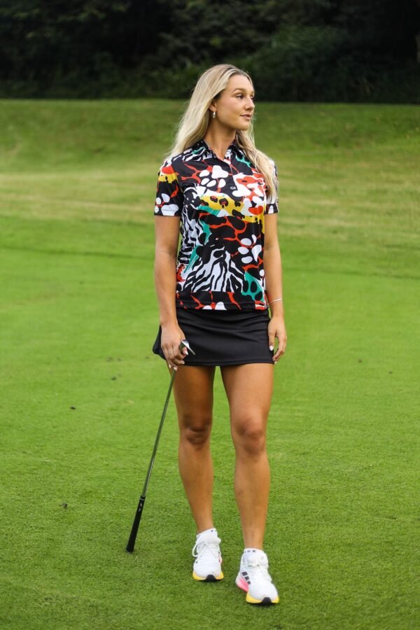 CA Ladies Funky Golf Shirt | Wild Paws - Image 2