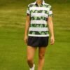 CA Ladies Funky Golf Shirt | Cactus Stripes - Image 3