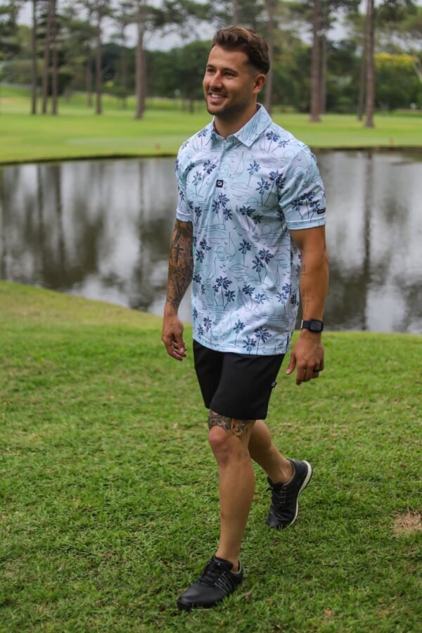 CA Funky Golf Shirt | Island Lines - Image 5
