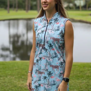 CA Funky Golf Dress | Tropical Turquoise