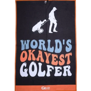 CA Waffle Golf Towels | Okayest Golfer