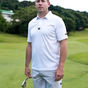 CA Iconic Golf Shirt | White