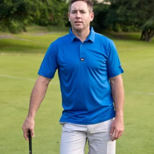 CA Iconic Golf Shirt | Royal blue