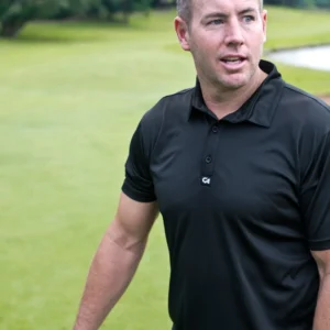 CA Iconic Golf Shirt | Black