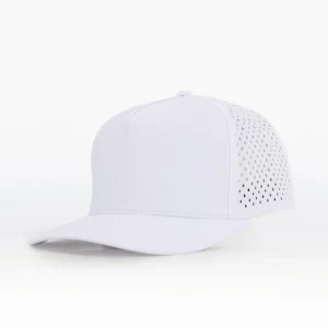 Custom Performance Peak Cap - Plain (White)