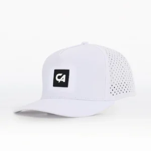 Custom Performance Peak Cap - CA (White)