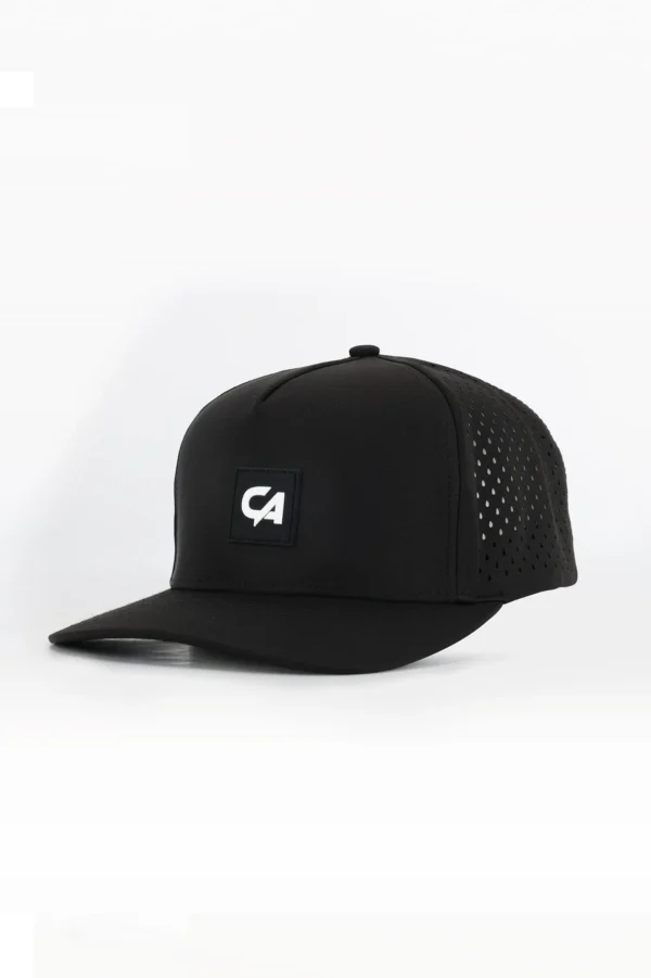 Custom Performance Peak Cap - CA (Black)
