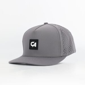 Custom Performance Peak Cap - CA (Grey)