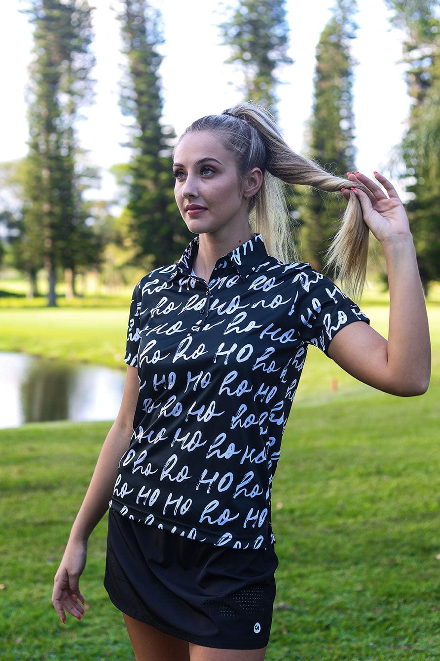 CA Ladies Funky Golf Shirt | Merry Christmas - Image 6