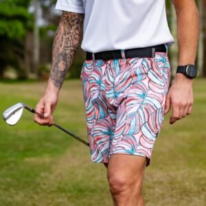 CA Funky Golf Shorts | Monster Leaf