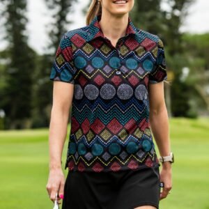 CA Ladies Funky Golf Shirt | Ethnic